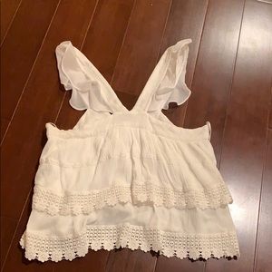 Flowy, white Urban Outfitters halter top!